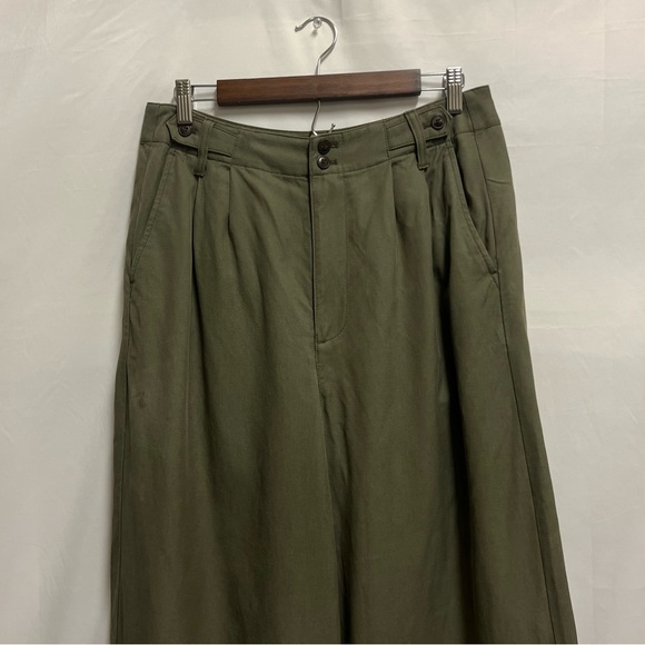 Madewell The Tall Harlow Wide-Leg Pant In Faded Ivy Size T10 NWT - Picture 8 of 15